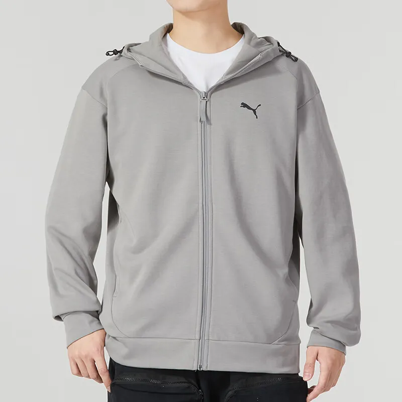 PUMA Jackets Men Gray-1