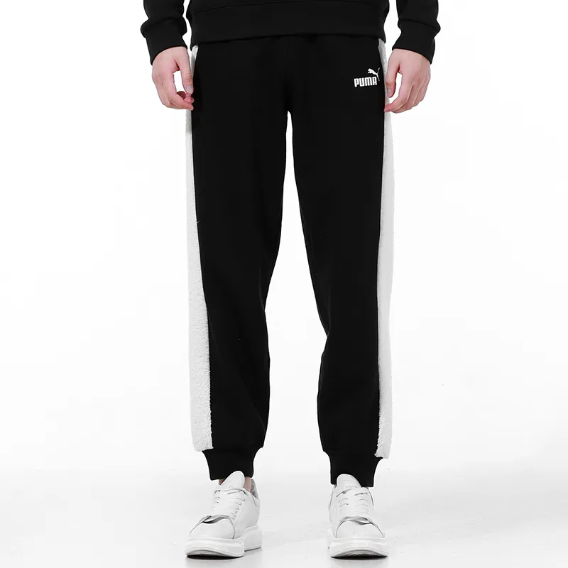 PUMA LUXE SPORT T7 Knitted Sweatpants Men Black-2