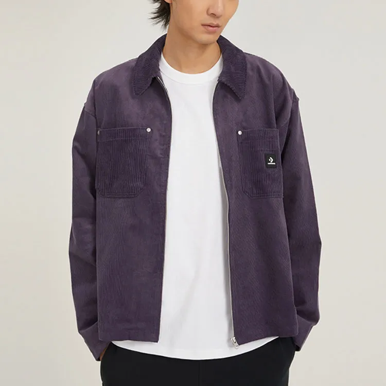 Converse Lightweight Shop Jacket Men's Purple-2