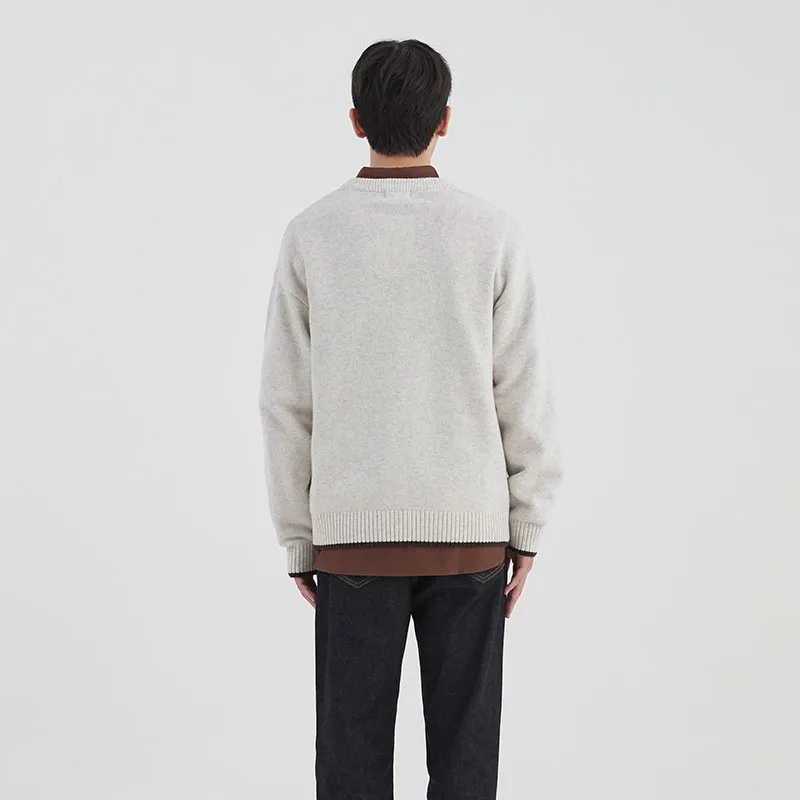 COVERNAT FW22 Sweater Unisex Oat-3