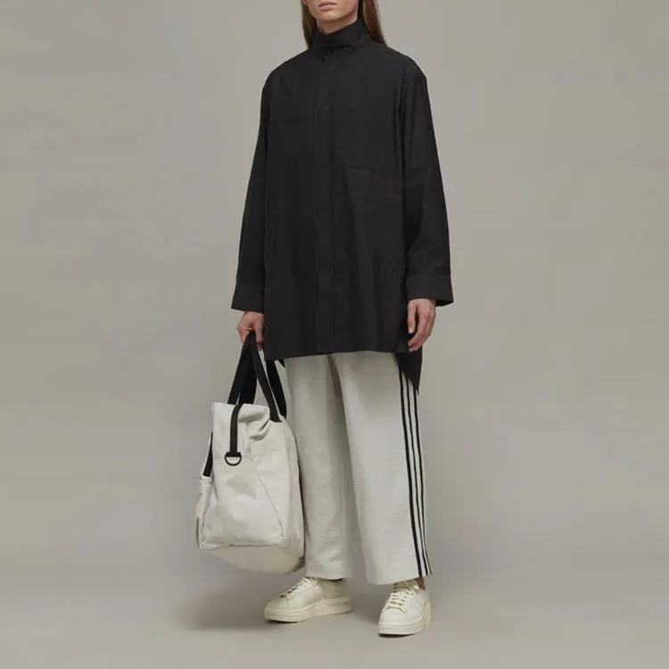 Y-3 Straight-leg Side-stripe Trousers-4