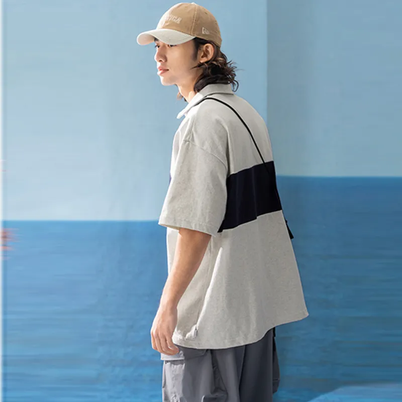 Nautica White Sail T Shirts Unisex Heather Gray-2