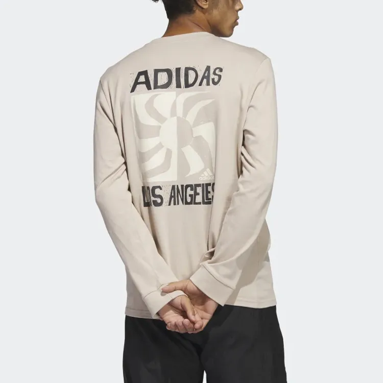 Adidas Los Angeles T-Shirts Men Taupe-1
