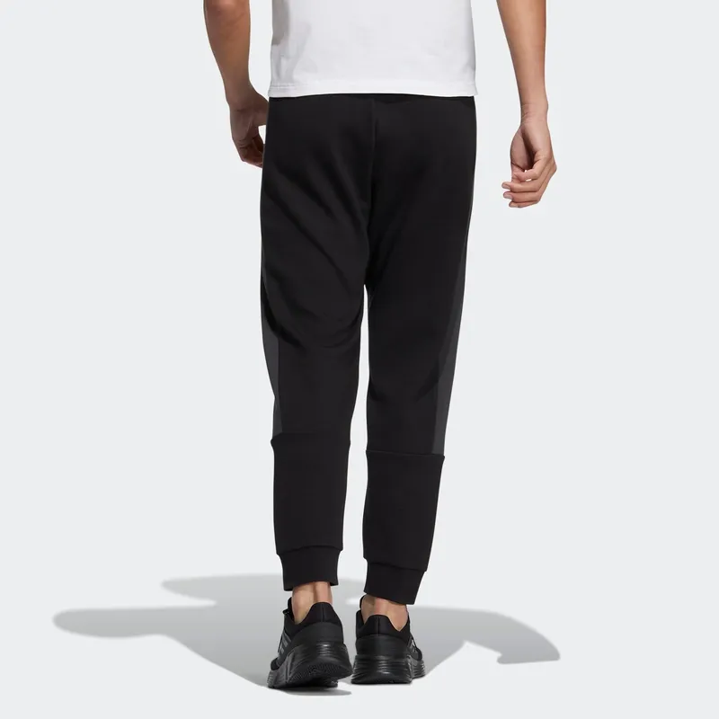 Adidas Knitted Sports Pants Men's Black-3