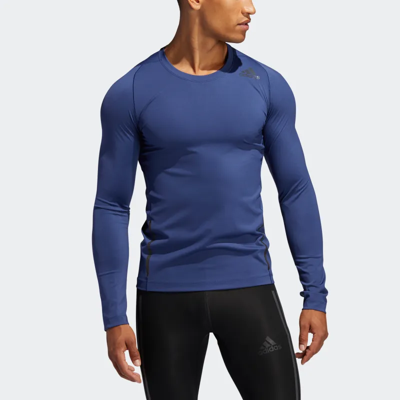Adidas Raglan Sleeve T Shirt Men's Tech Indigo-3