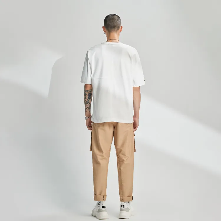 RICKYOUNG Straight T-Shirt Unisex White-2