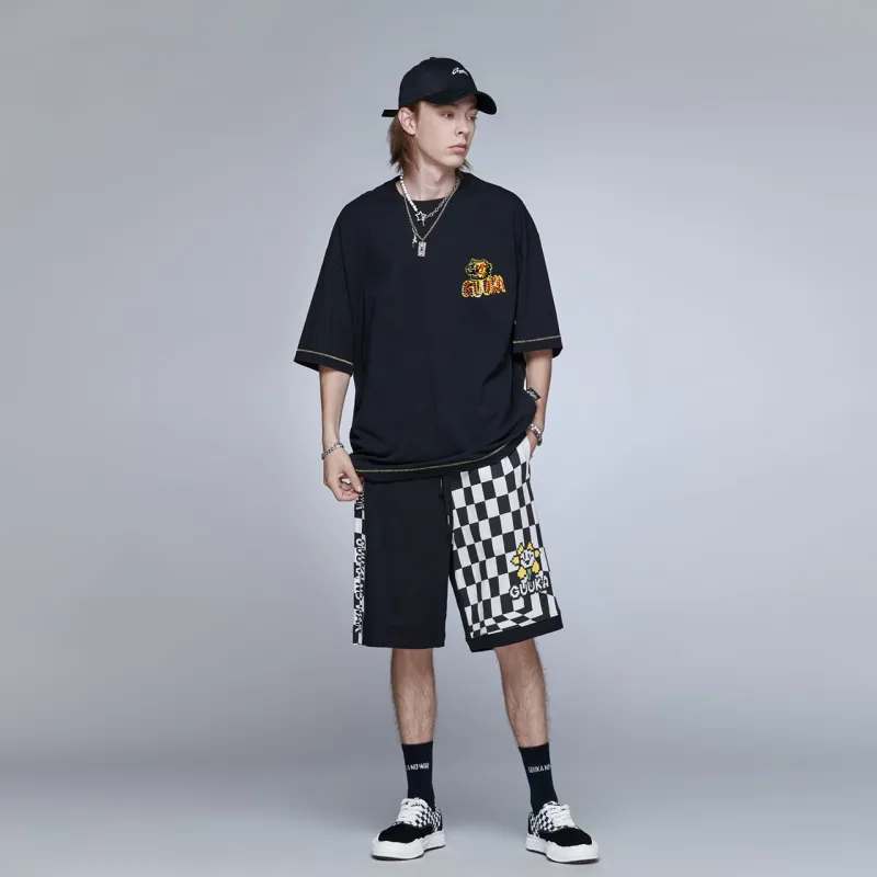 Guuka Casual Shorts Men Black-3