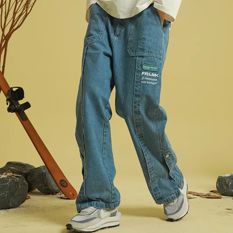 FRLMK Straight Jeans Unisex Dark Blue-5