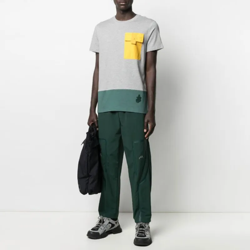 Moncler T Shirts Men Gray-2