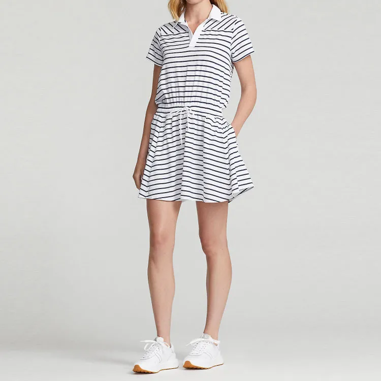 Polo Ralph Lauren Short Sleeved Dresses Women's Blue-1