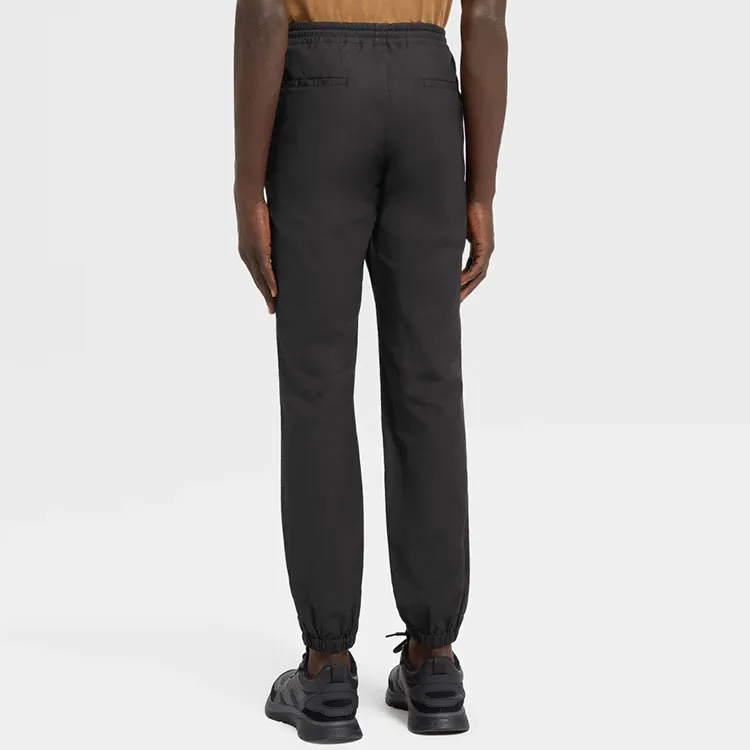 Zzegna Knitted Sweatpants Men Black-2