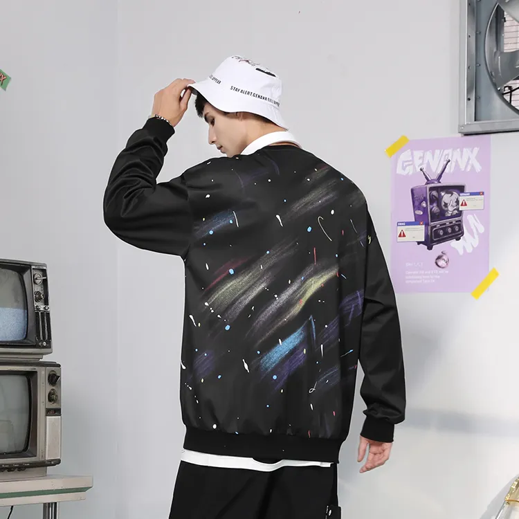 GENANX Crew Neck Loose Fit Regular Sweatshirt Unisex-4