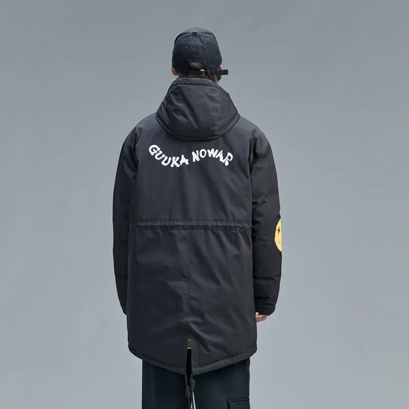 Guuka Puffer Jacket Unisex Black-3