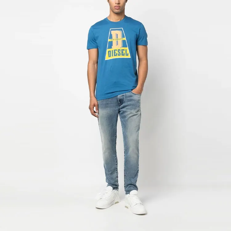 DIESEL D Strukt Jogg Logo Detailed Jeans-1
