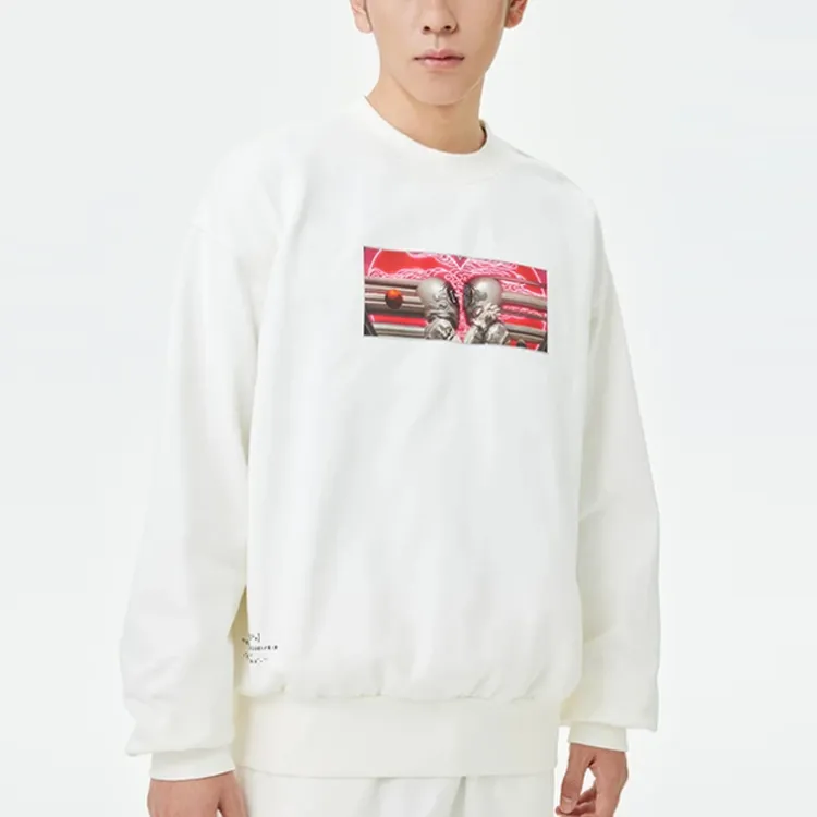 LiNing Sweatshirts Unisex White-2