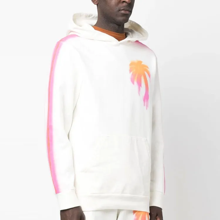 PALM ANGELS Sprayed Palm Printed Hoodie-3