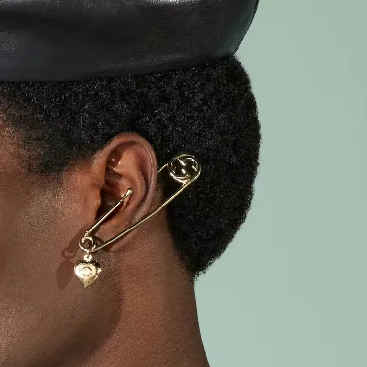 GUCCI Earrings Women's Gold-2