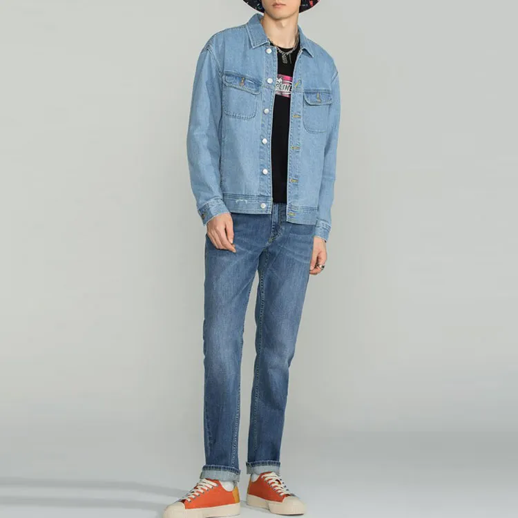 Lee Denim Jackets Unisex Medium Light Blue-2
