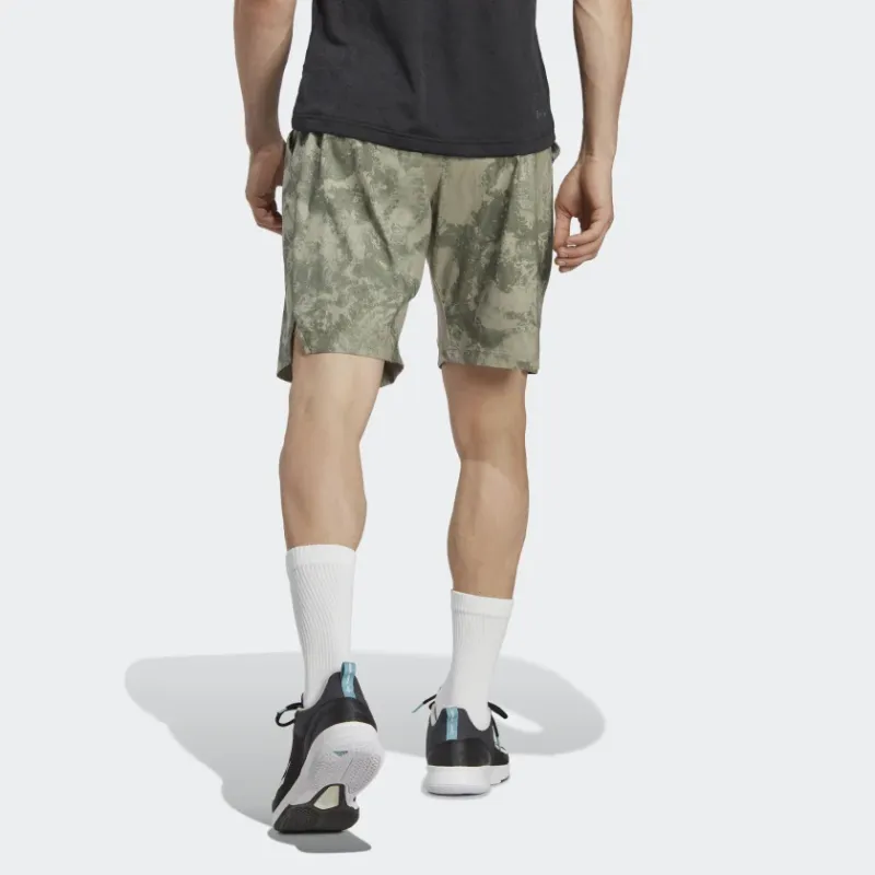 Adidas SS23 French Open Series Casual Shorts Men's Pebble Silver-2
