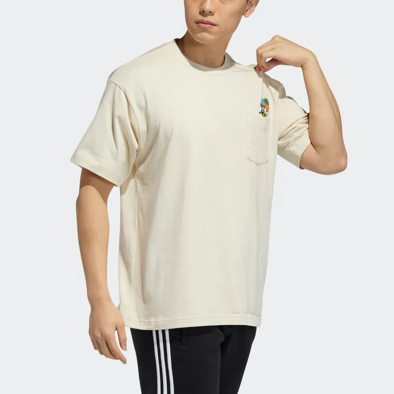 Adidas Originals SS23 T Shirt Men's Ecru-3