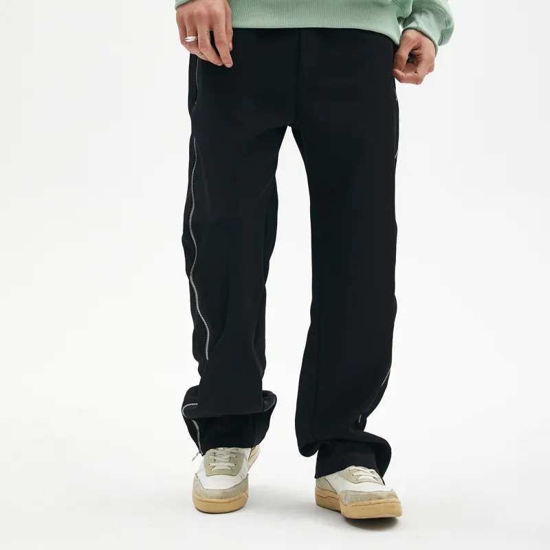 A11SLAVE Flared Pants Casual Pants Unisex Black-6