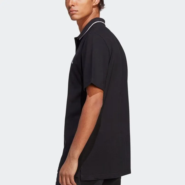 Adidas Polo Shirts Men Black-3