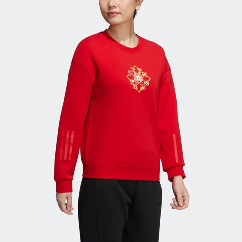 Adidas Sweatshirts Women's Scarlet-4