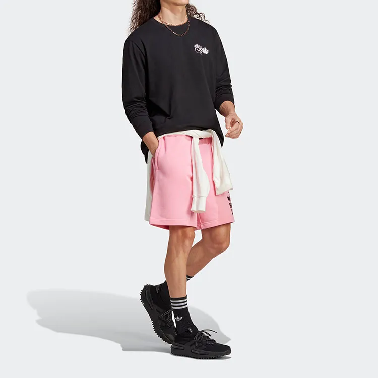 Adidas Casual Shorts Men's Pink-1