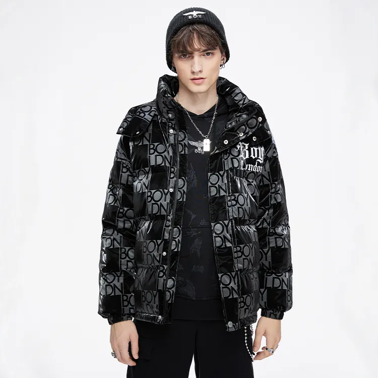 Boy London Down Jacket Winter Unisex Black-8