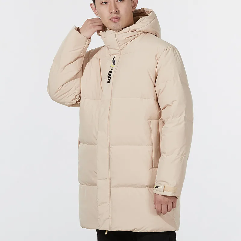 PUMA Down Jackets Men Khaki-4