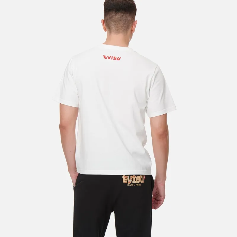 EVISU T Shirts Men White-3