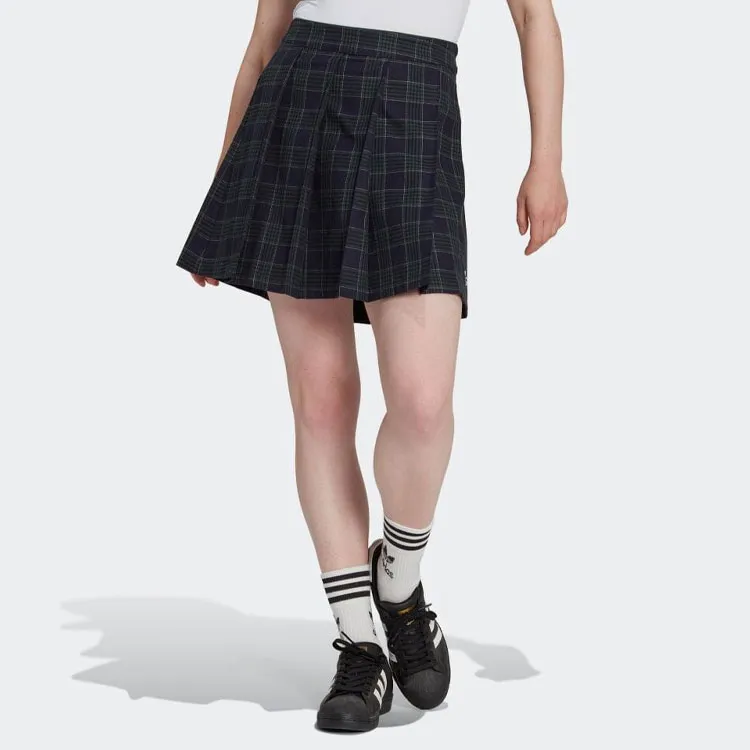 Adidas Casual Short Skirts Women's Black-3
