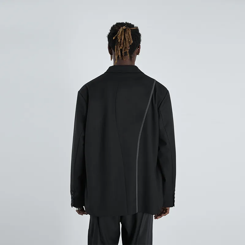 HARSH AND CRUEL Business Suits Unisex Black-2