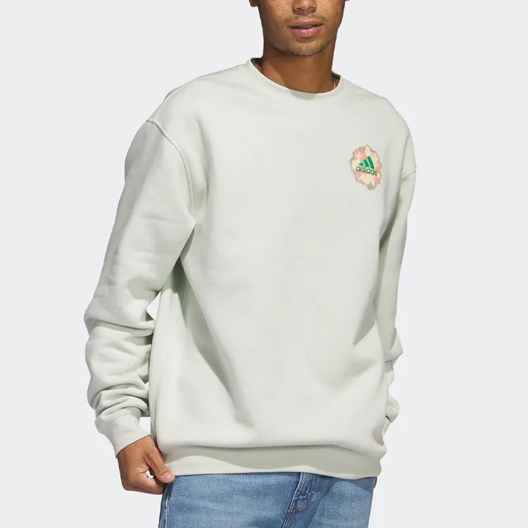 Adidas Sweatshirts Unisex Linen Green-1