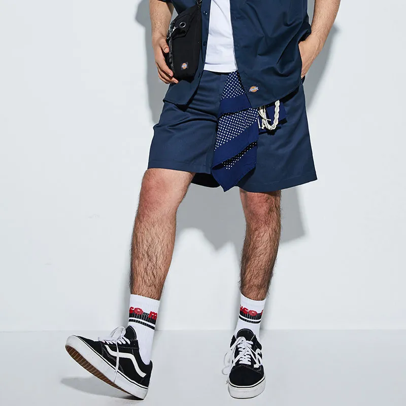 Wacko Maria X Dickies Casual Shorts Unisex Navy Blue-3