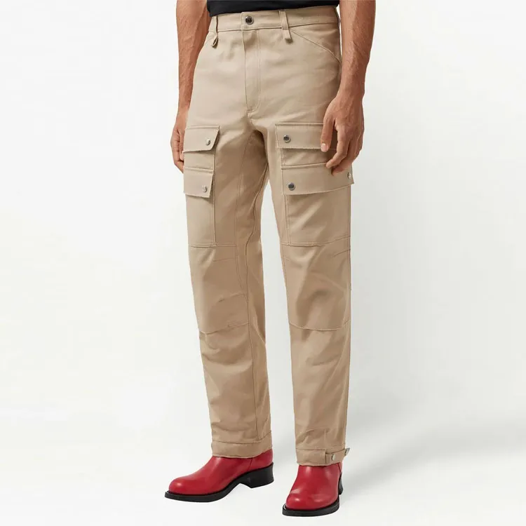 Burberry Cargo Pants Men Khaki-3