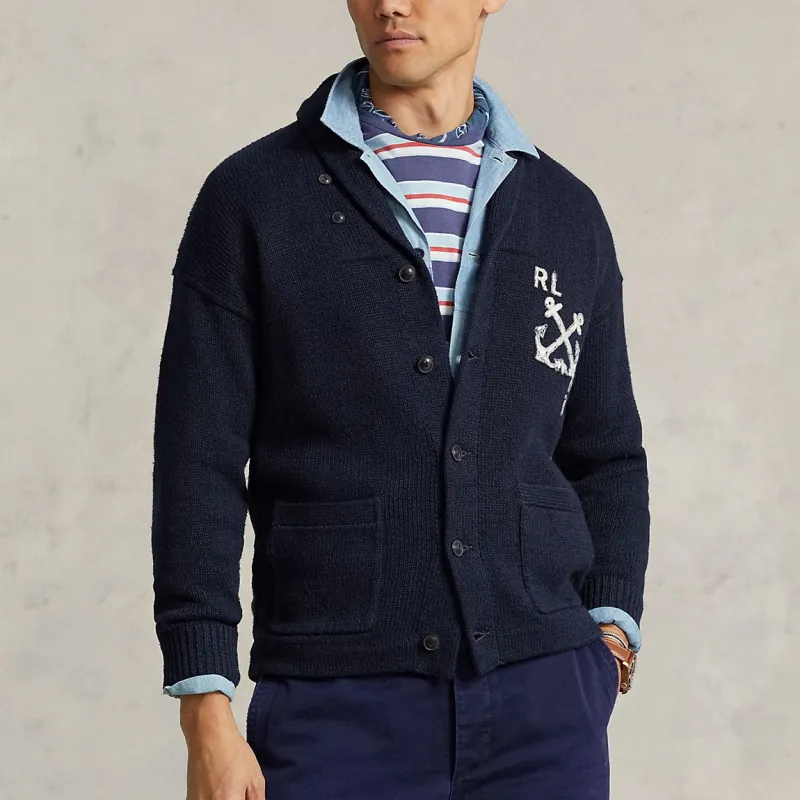 Polo Ralph Lauren Sweaters Men Marine Blue-1
