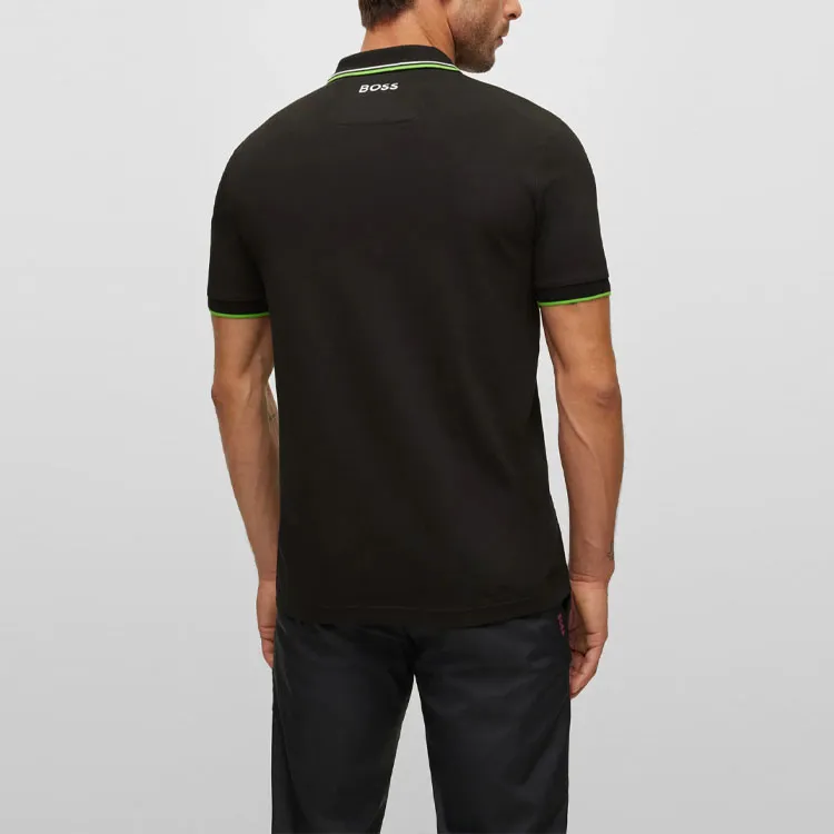 HUGO BOSS Polo Shirts Men Black-4