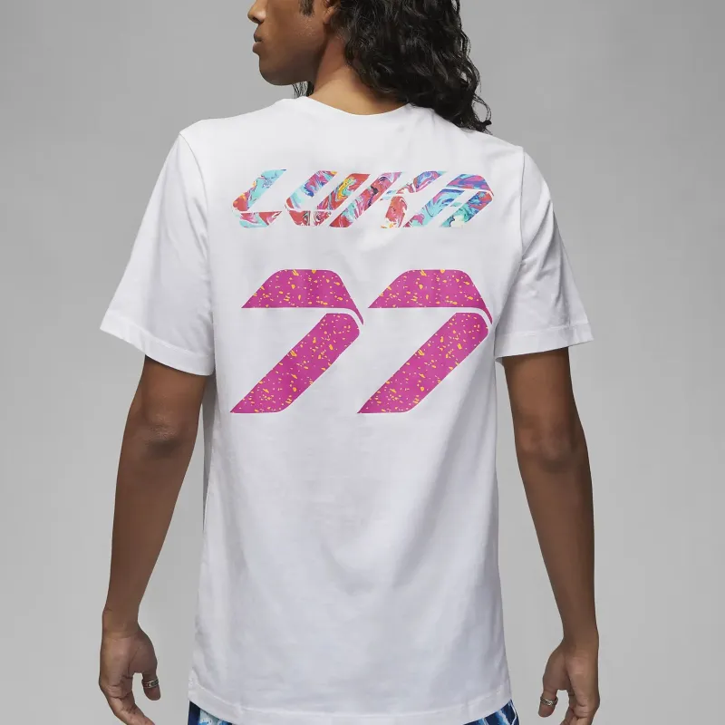 Jordan Air Jordan Luka Doni T Shirt Asia Version Men's White-3