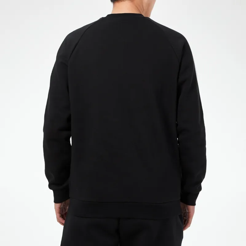 Adidas Originals 3 Stripes Sweatshirts Men Black-3