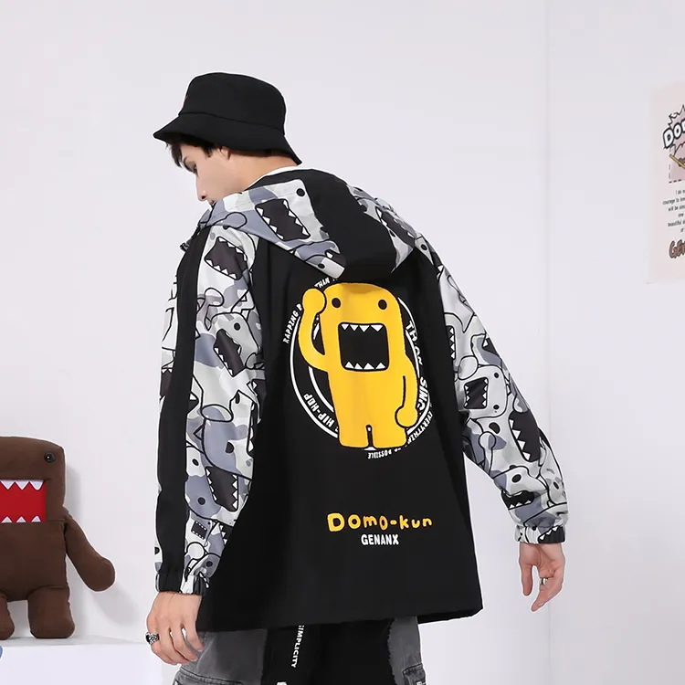 GENANX Loose Fit Jacket Unisex Black-2