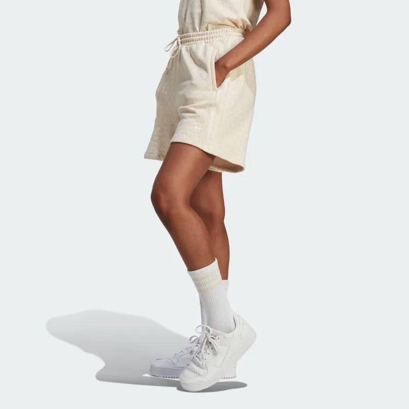 Adidas Originals Sports Shorts Women's Wonder White-1