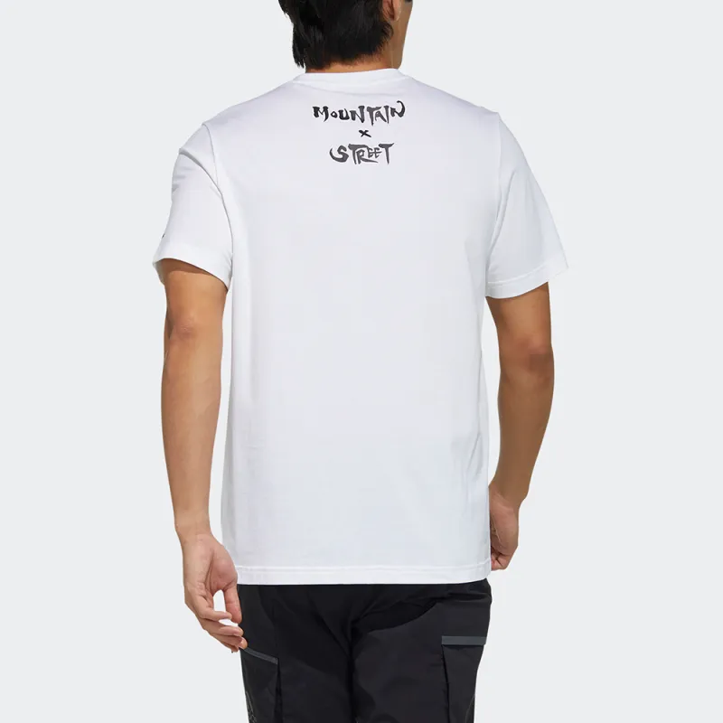 Adidas T Shirts Men White-2