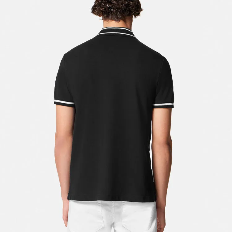 VERSACE JEANS COUTURE Polo Shirts Men Black-3