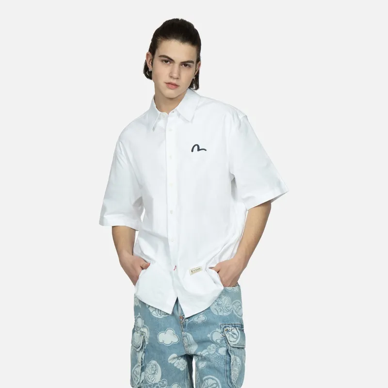 EVISU Shirts Men White-2