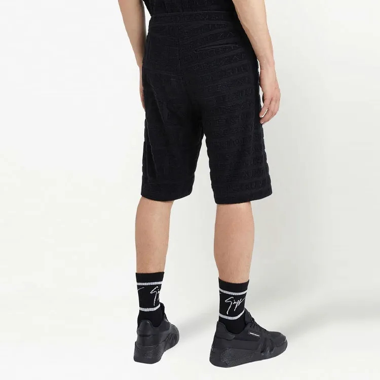Giuseppe Zanotti Logo Terry-cloth Bermuda Shorts-2