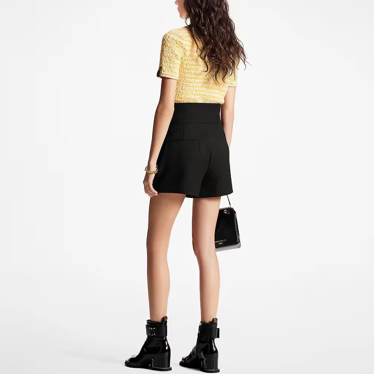 LOUIS VUITTON Crinkle Knit Striped Top-2