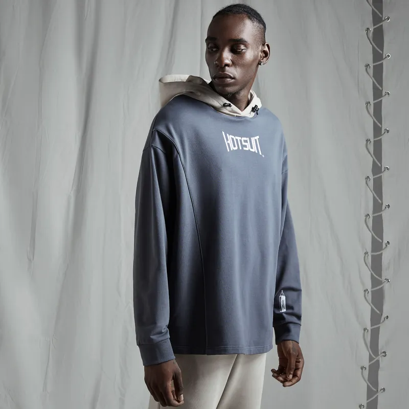 HOTSUIT x Everlast Moderate Hooded Loose Fit Sweatshirt Men's-12