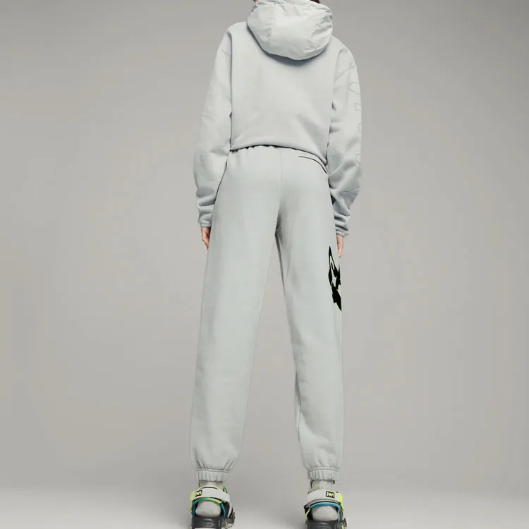 PUMA X P.A.M. Co-branded Version Knitted Sweatpants Unisex Gray-4