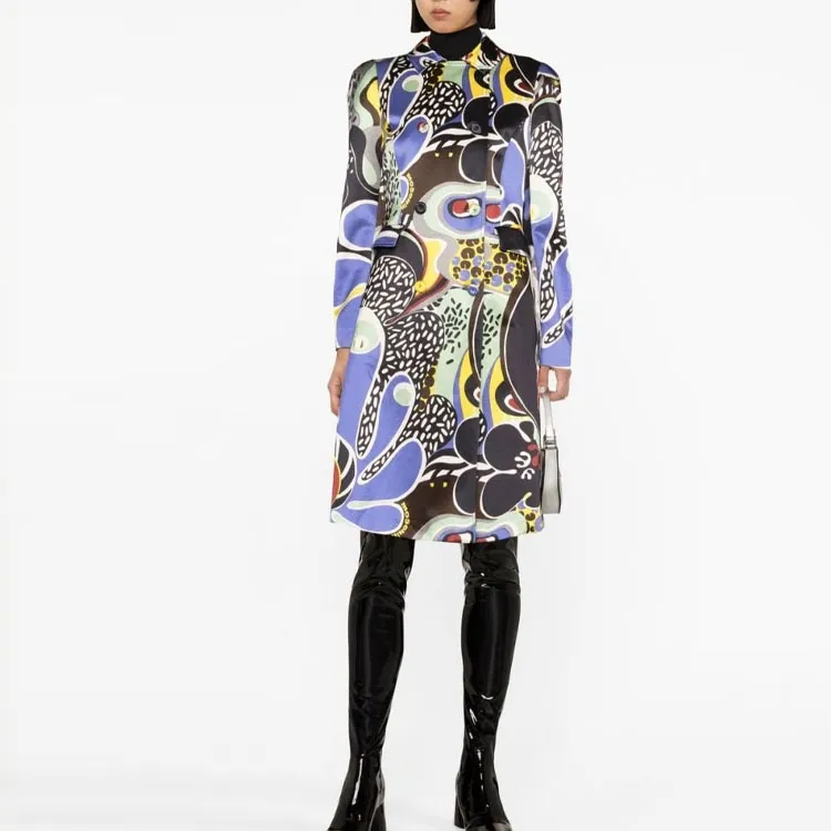 MOSCHINO Coats Women's Multicolor-1